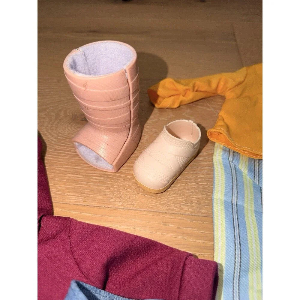 American Girl Compatible 18” Doll Our Generation Clothing Lot Pants Shoes Pets